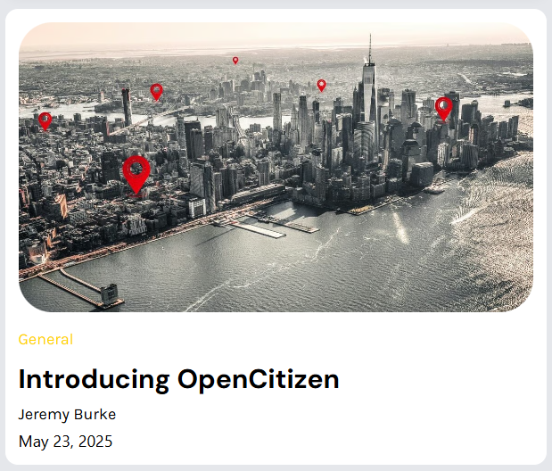 OpenCitizen — Introduction